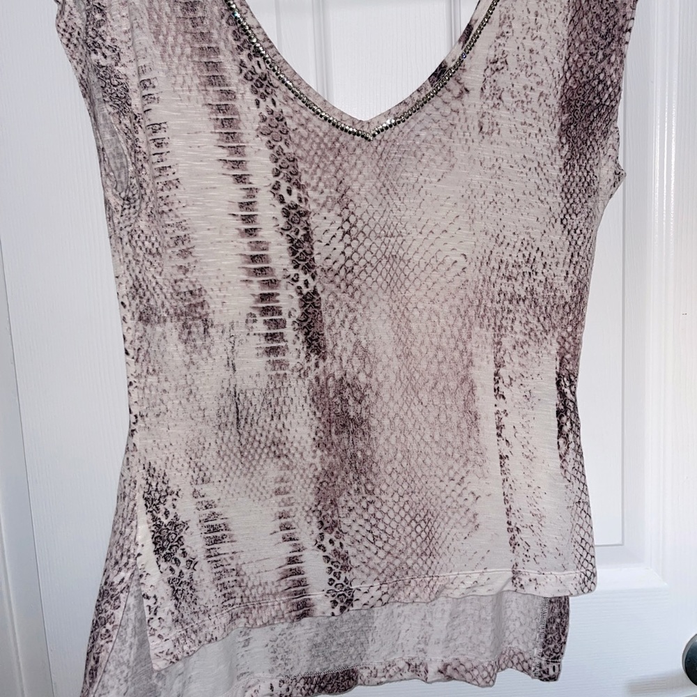 Jennifer Lopez, Size S Women’s, Snake Print Sleeveless Blouse